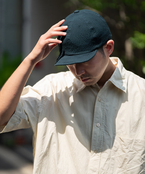 Seersucker Short visor Cap